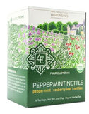 Four Elements Herbal Teas Tin Peppermint Nettle 16 ct