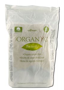Organyc Cotton Toiletries Cotton Balls 100 ct