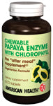 American Health Papaya Enzyme w/Chlorophyll 600 TAB