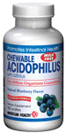 American Health Acidophilus Blueberry Chewable 100 WFR