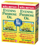 American Health Royal Brittany Evening Primrose Oil Twin Pack 500 mg 50+50 Softgels