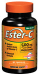 American Health Ester C 500mg w/Citrus Bioflavins 60 CAP