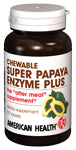 American Health Super Papaya Enzyme Plus 90 TAB