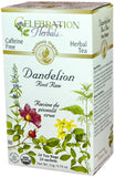 Celebration Herbals Dandelion Root Roasted Tea Org 24 BAG