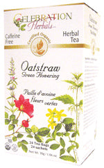 Celebration Herbals Oatstraw Green Flowering Tea Org 24 BAG