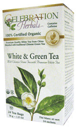 Celebration Herbals White & Green Tea Organic 24 BAG