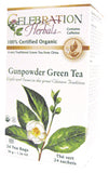 Celebration Herbals Green Tea Gunpowder Organic 24 BAG
