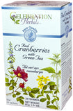 Celebration Herbals Cranberries w/Green Tea PQ 34 BAG