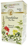 Celebration Herbals Dandelion Root Raw Tea Organic 24 BAG