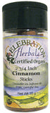 Celebration Herbals Cinnamon Sticks 2.75 inch Organic 2.75 IN