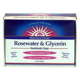 Heritage Products Rosewater & Glycerin Bar Soap 3.5 OZ