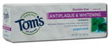 Toms Of Maine Trial Size Products Peppermint Antiplaque Whitening Toothpaste 1 oz