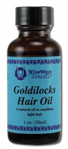 Wiseways Herbals Hair Care Goldilocks Hair Oil 1 oz