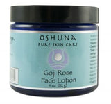 Wiseways Herbals Oshuna Pure Skin Care Goji Rose Facial Lotion 4 oz