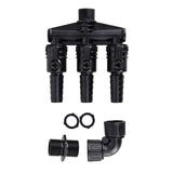 Aquascape Barbed 3-Way Valve with Individual Flow Controls - 3/4" MPT X 3/4"