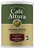 Cafe Altura House Blend Ground Coffee 12 OZ