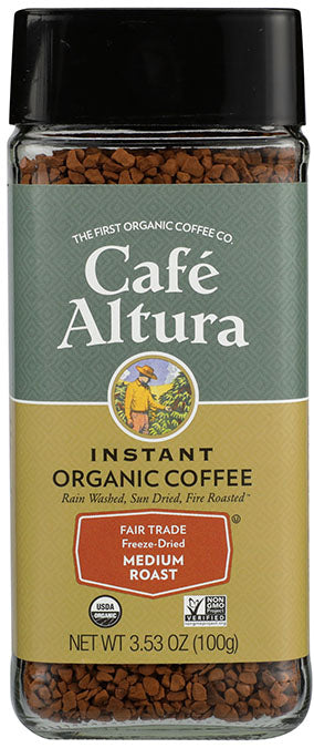 Cafe Altura Organic Fair Trade Instant Coffee 3.53 OZ