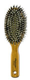 Pneumatic with Natural Bristle and Nylon Quills in Rubber Cushion #5570 Oval Oak Handle