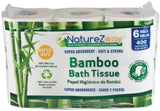 Naturezway Bamboo Bath Tissue 400 sheet rolls 6 PK