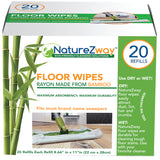 Naturezway Floor Wipes 20 CT