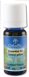 Oshadhi Essential Oil Singles Lemon Yellow Extra Organic 10 mL