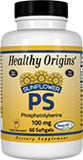 Healthy Origins Phosphatidylersine 100 mg Soy Free 60 SFG