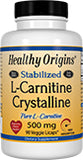 Healthy Origins L-Carnitine Crystalline 500 mg 90 VCAP