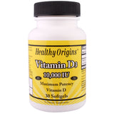 Healthy Origins Vitamin D3 10,000 IU 30 SFG