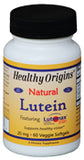 Healthy Origins Lutein Natural Lutemax 2020 20 mg 60 Vegetarian Softgels
