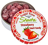 Stevita SteviaSweet Hard Candy Strawberry 6/TINS