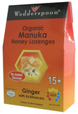 Wedderspoon Manuka Honey Ginger Drops Org 20 LOZ