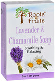 Roots & Fruits By Bio Nutrition Lavender & Chamomile Soap 5 OZ