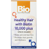 Bio Nutrition Inc. Healthy Hair w/ Biotin 60 VGC