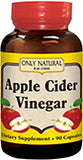 Only Natural Apple Cider Vinegar 90 CAP