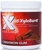 Xyloburst Cinnamon Xylitol Gum Jar 100 CT
