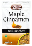 Foods Alive Maple Cinnamon Flax Crackers 4 OZ