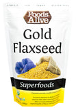 Foods Alive Organic Golden Flax Seeds 14 OZ