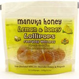 Pacific Resources International Manuka Lollipops Lemon 12 CT