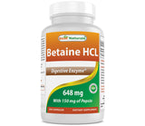 Best Naturals Betaine HCI 648 mg 250 CAP