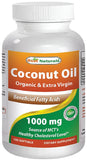 Best Naturals Coconut Oil 1000 mg 180 SFG