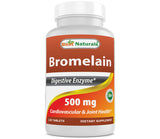 Best Naturals Bromelain 500 mg 120 TAB