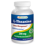 Best Naturals L-Theanine 200 mg 60 VGC