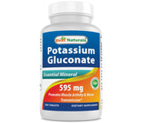 Best Naturals Potassium Gluconate 595 mg 250 TAB