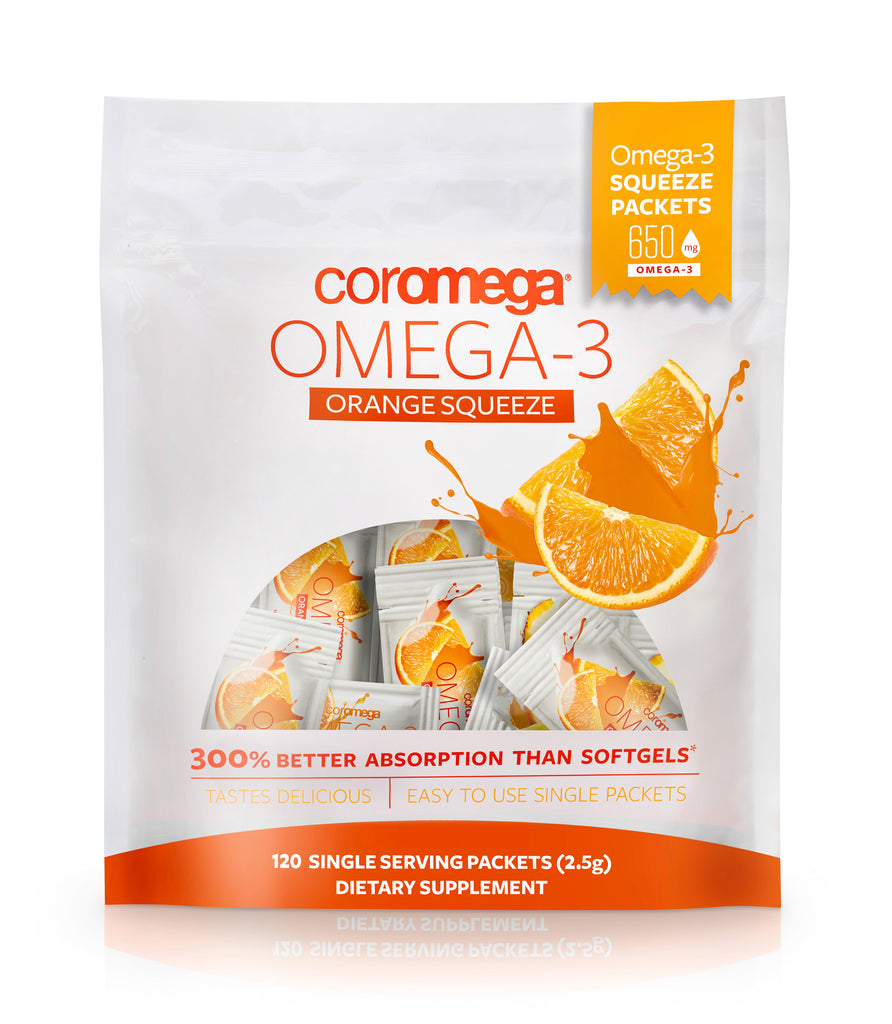 The Coromega Company Omega 3 Squeeze Orange 1 Each 120 CT