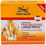 Tiger Balm Tiger Balm Patches Pain Relieving Patch, Large (8"x 4") 4 count