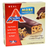 Atkins Advantage Bar Chocolate Chip Cookie Dough 5 Bars