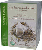 Two Leaves And A Bud Organic Orange Sencha Green Tea 15 BAG
