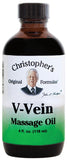 Christopher's Original Formulas V-Vein Massage Oil 4 OZ