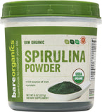 Bare Organics Spirulina Powder 8 OZ