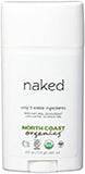 North Coast Organics Naked Organic Deodorant 2.5 OZ